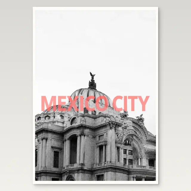 Mexiko-Stadt Poster