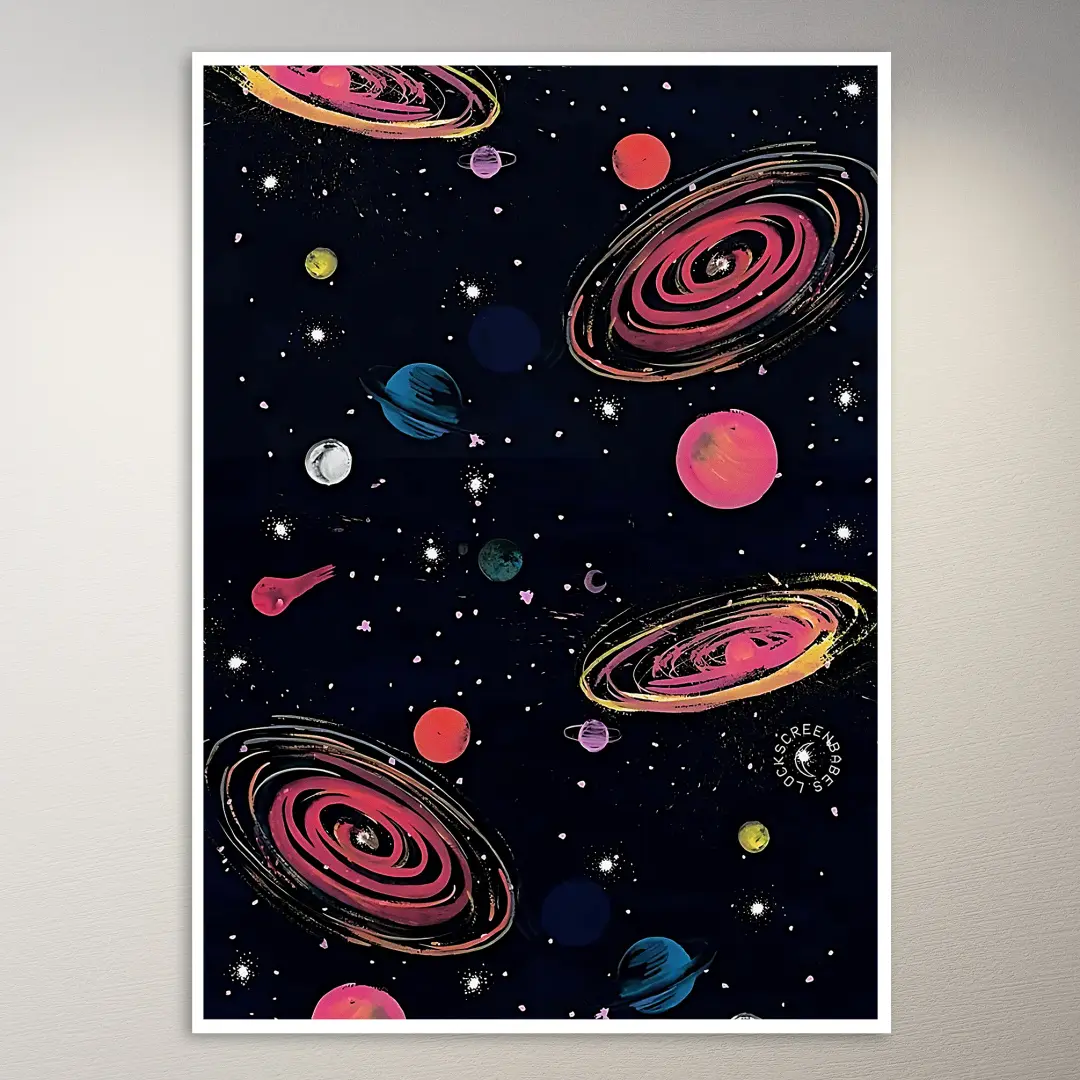 Póster de arte psicodélico