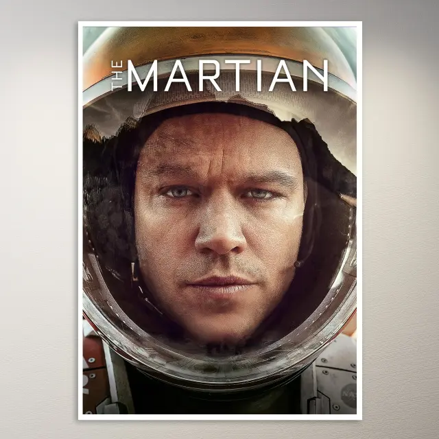 The Martian Astronaut Poster