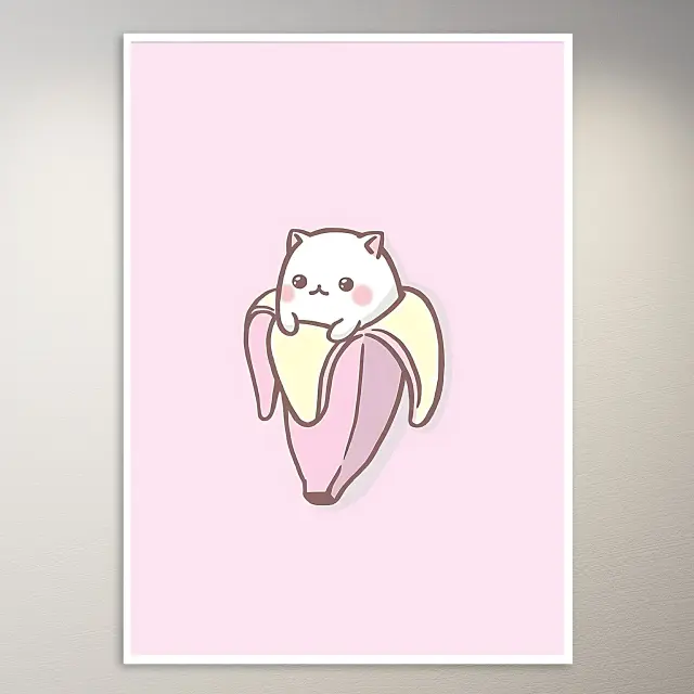 Kawaii-Ästhetik-Wandposter