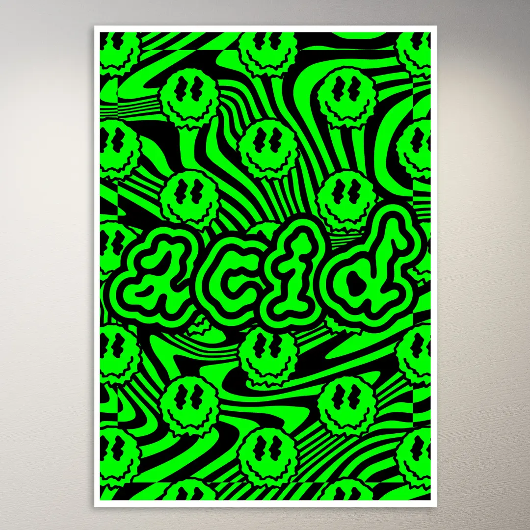 Trippy Kunst-Poster