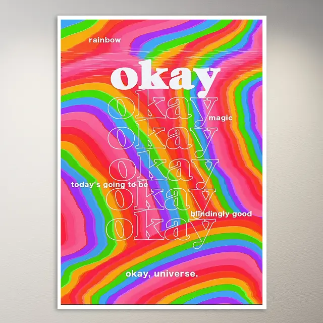 Póster de arte psicodélico