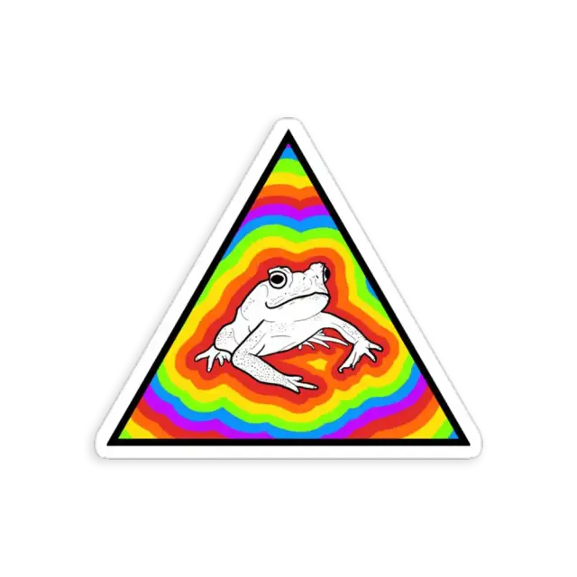 Rainbow Frog Sticker