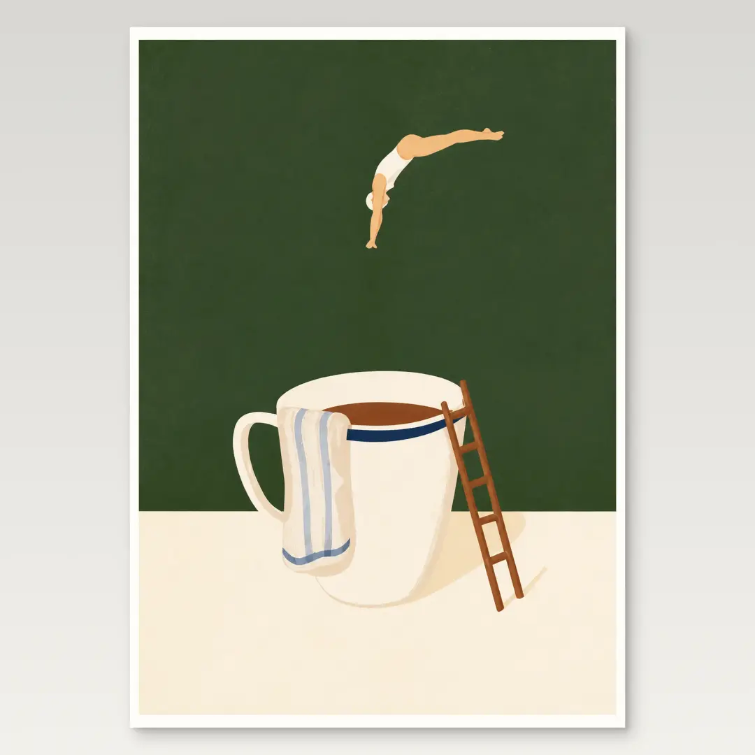 Coffee Diver Poster
