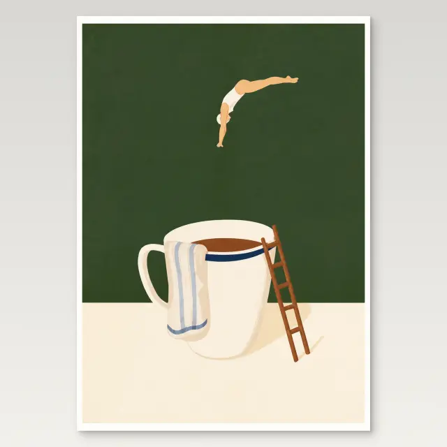 Coffee Diver Poster