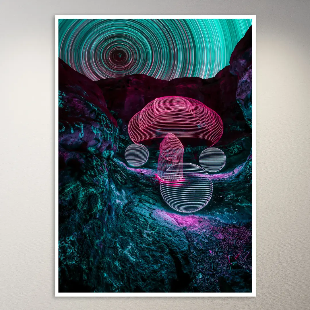 Trippy Kunst-Poster