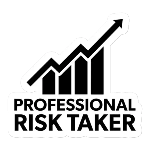 Professioneller Risikoträger Sticker