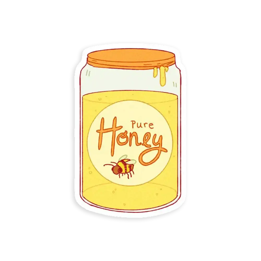 Honigglas Sticker