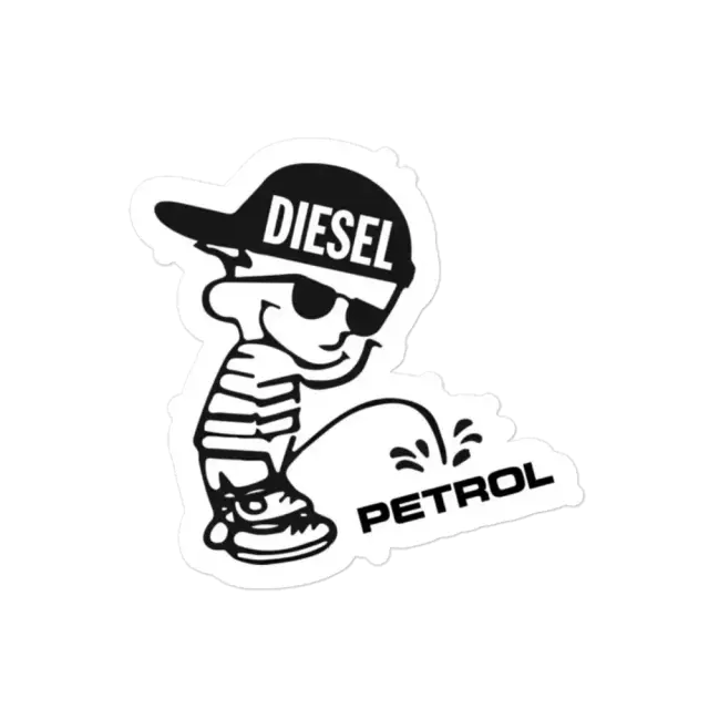 Diesel vs Petrol Sticker