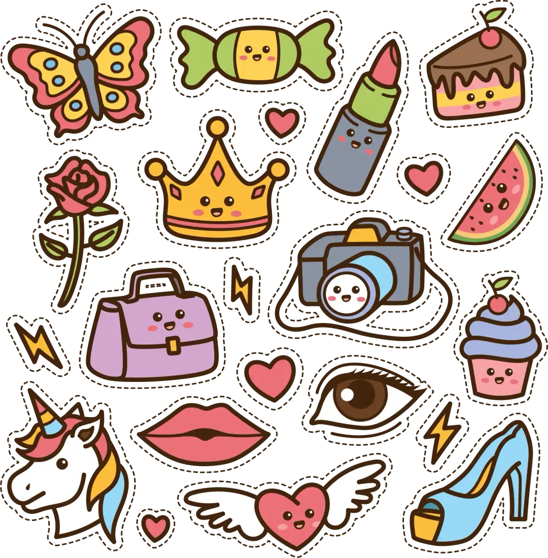 Fashion Patch Stickers