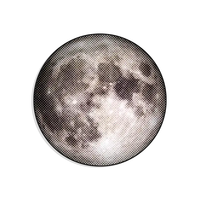 Pixel-Mond Sticker