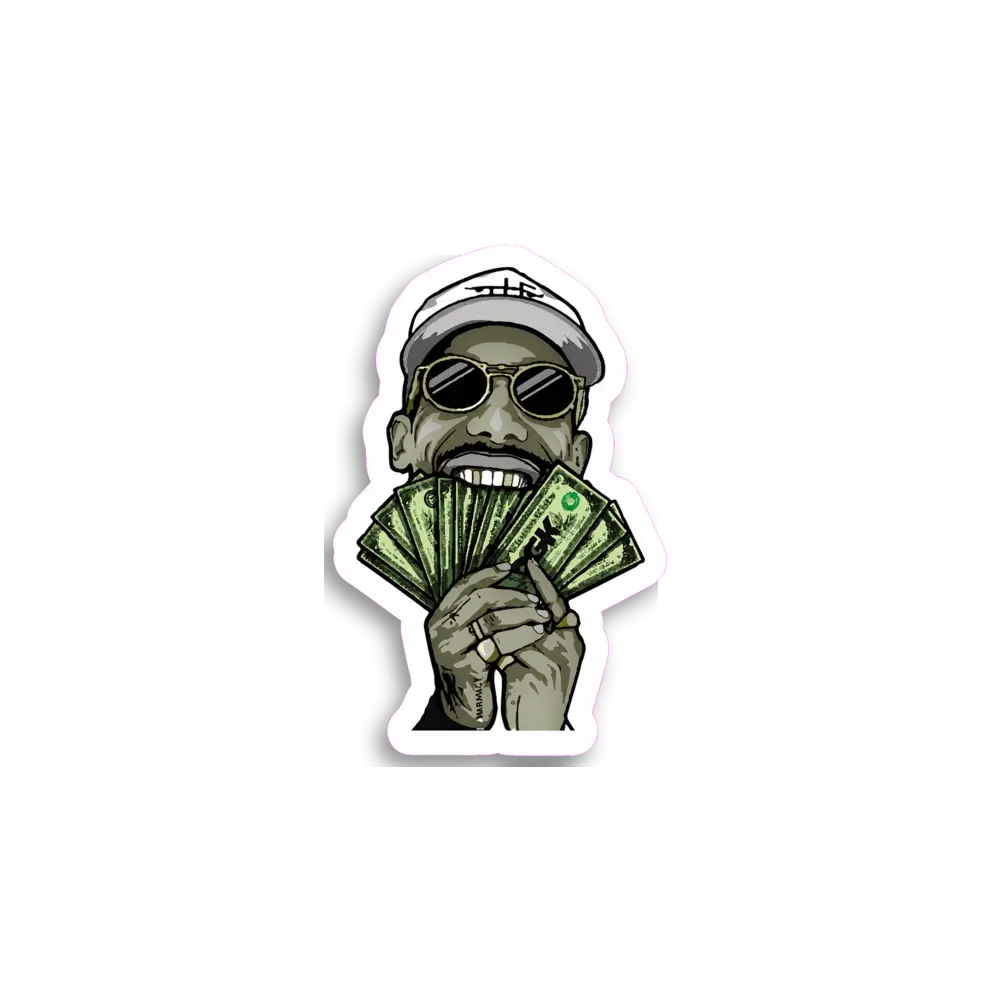 Geld-Figur Variante 2 Sticker