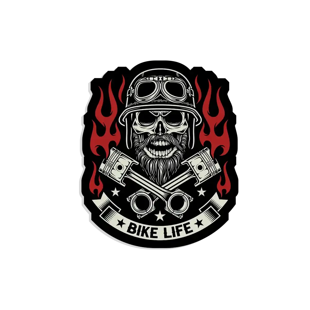 Bikerleben-Sticker