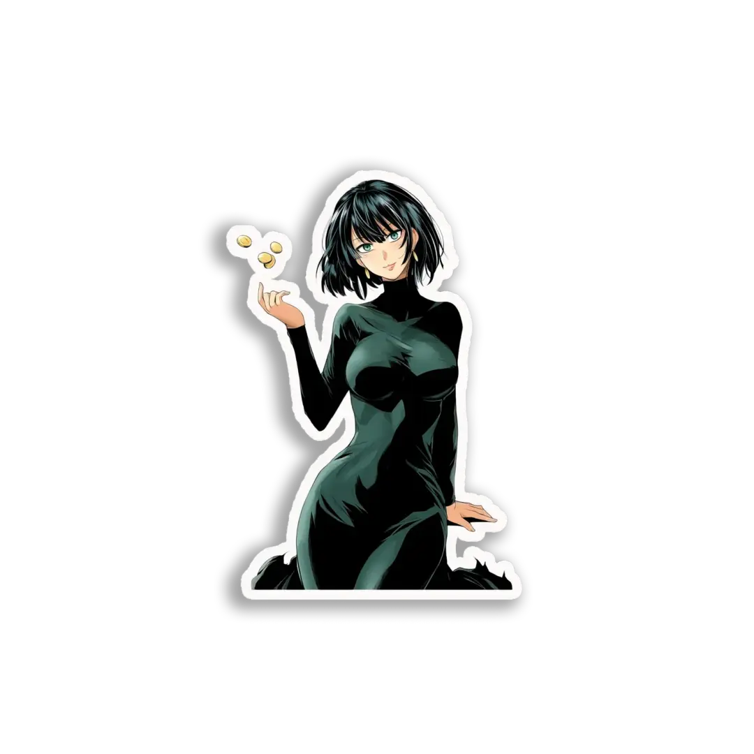 Tatsumaki im Kleid Sticker