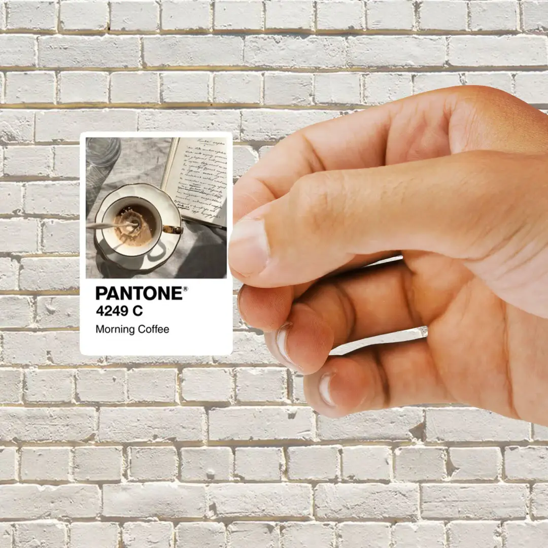 Pantone Morgenkaffee Sticker