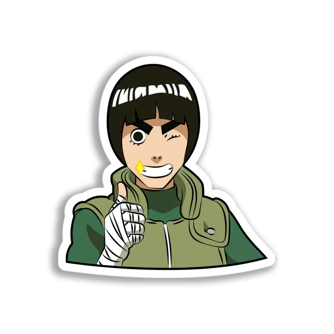 Rock Lee Thumbs Up Sticker