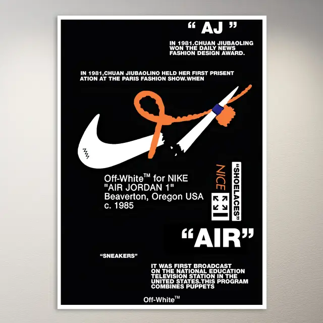 Póster de arte sneakerhead