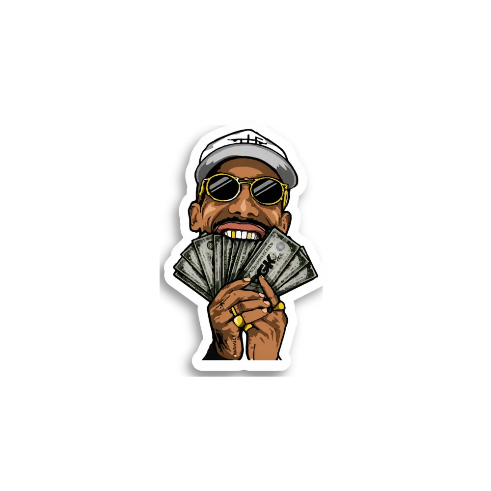 Geld-Figur Sticker