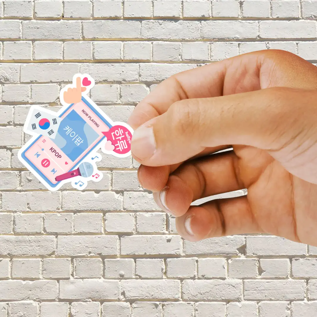 K-Pop Musik-Player Sticker