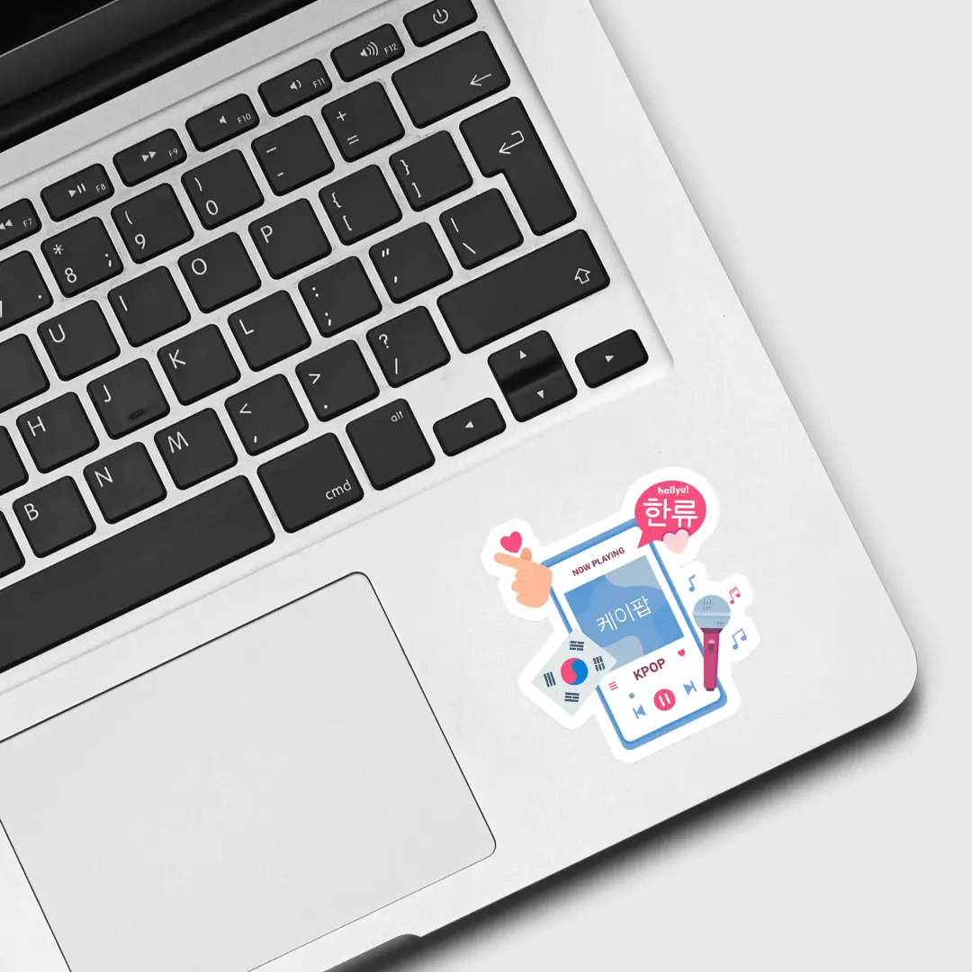 K-Pop Musik-Player Sticker