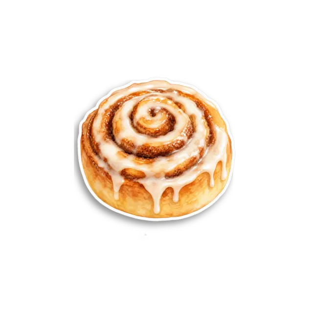 Cinnamon Roll Sticker
