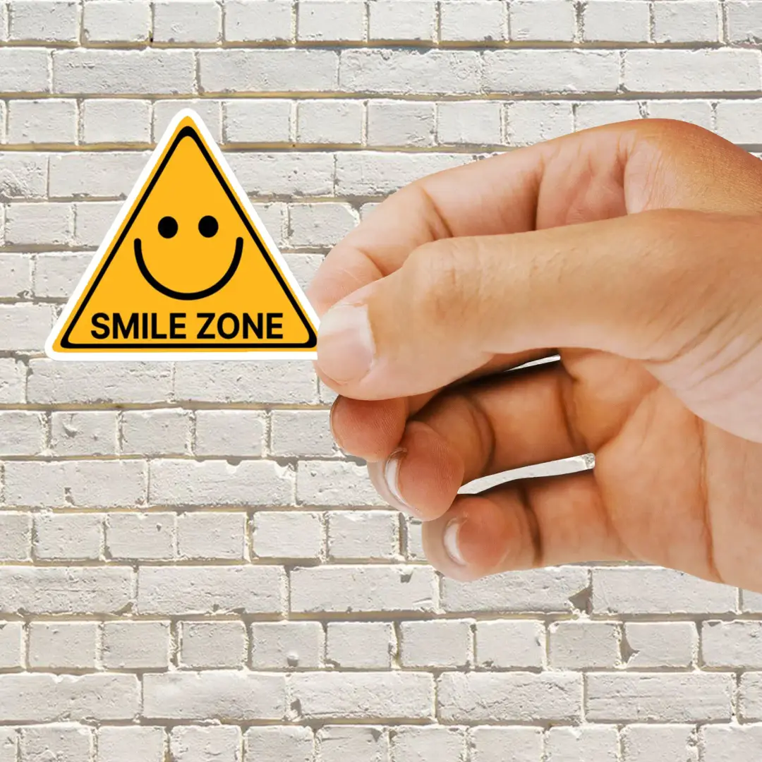 Lächel-Zone Sticker