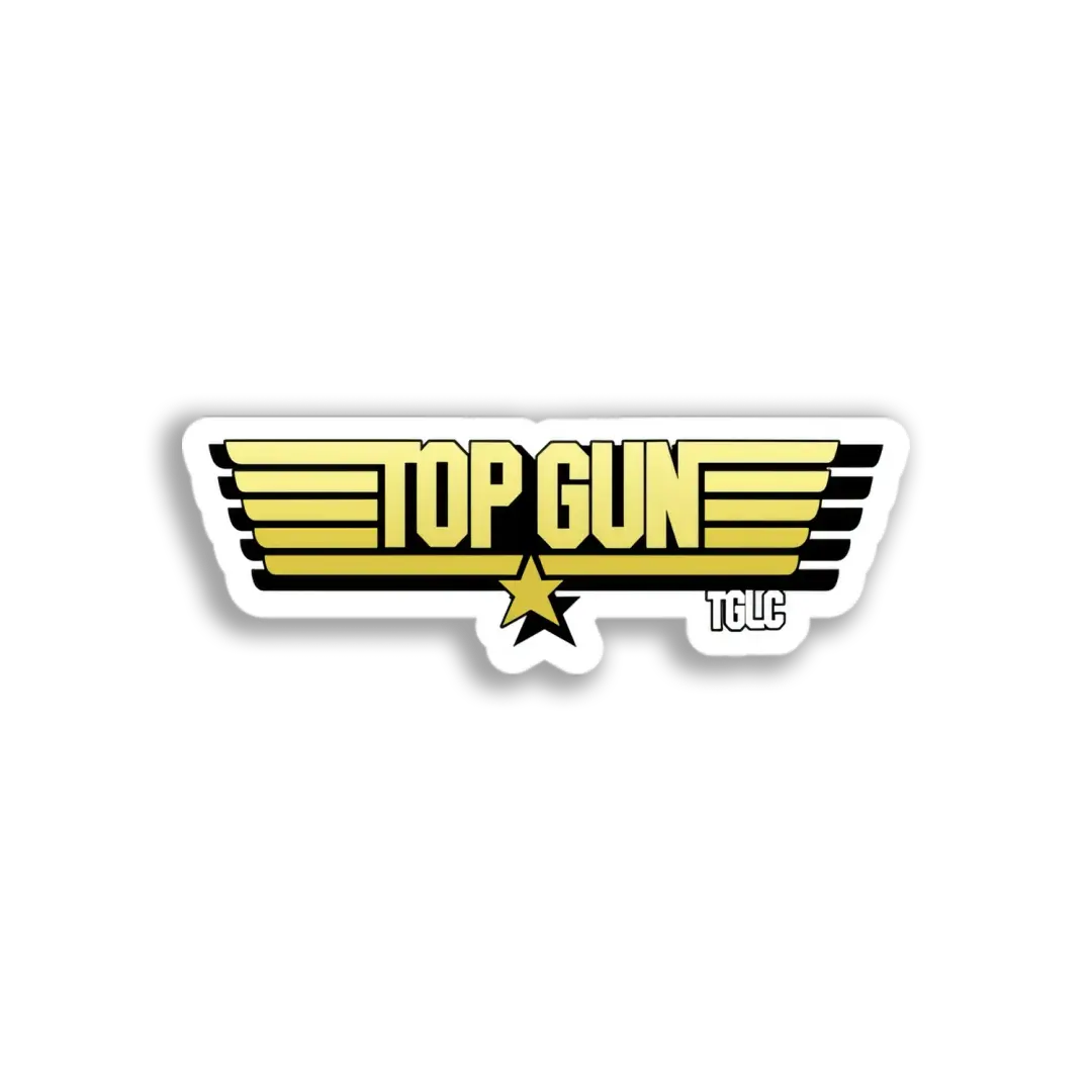 Top Gun Logo Sticker