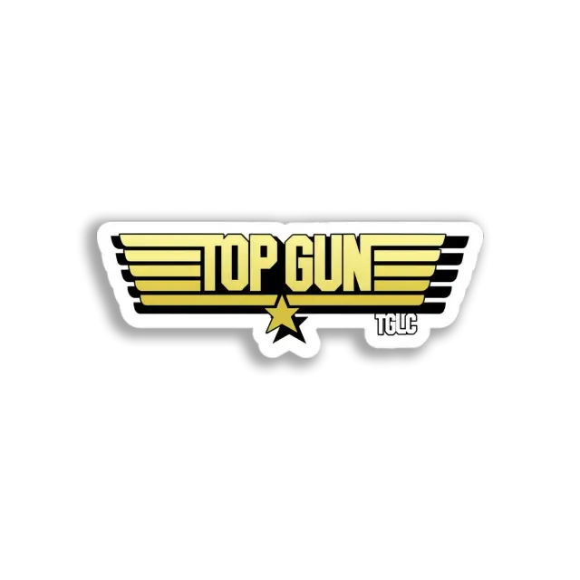 Top Gun Logo Sticker