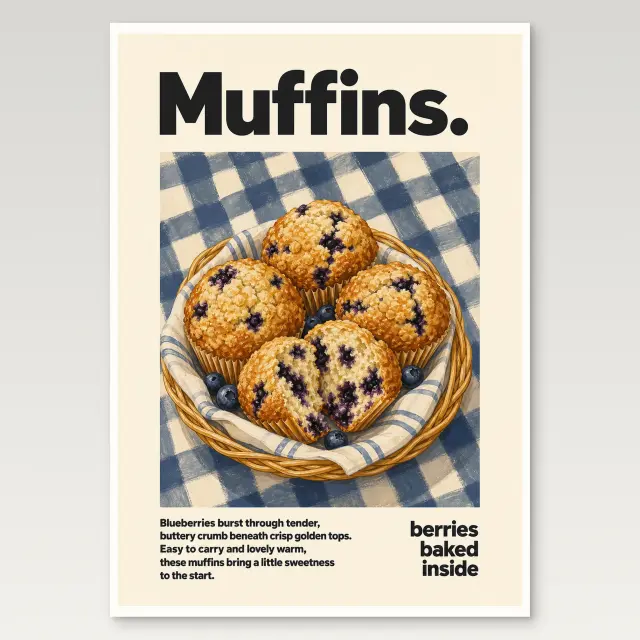 Muffins Poster