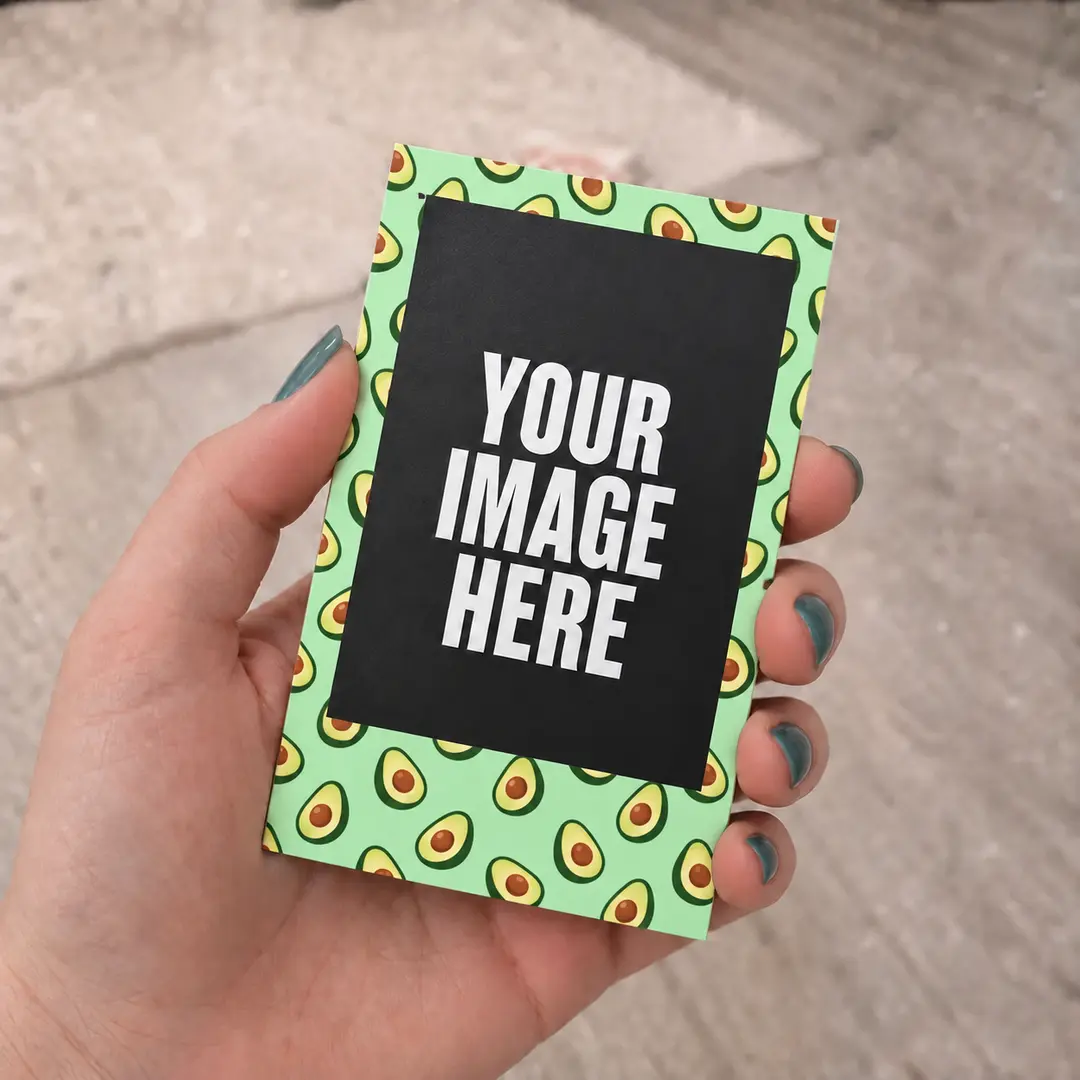 Avocado Halves Polaroids