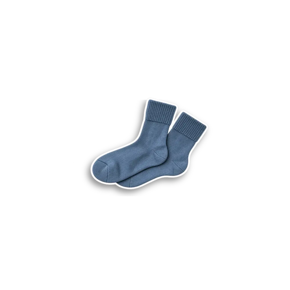 Blue Socks Sticker