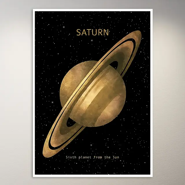 Saturn Poster