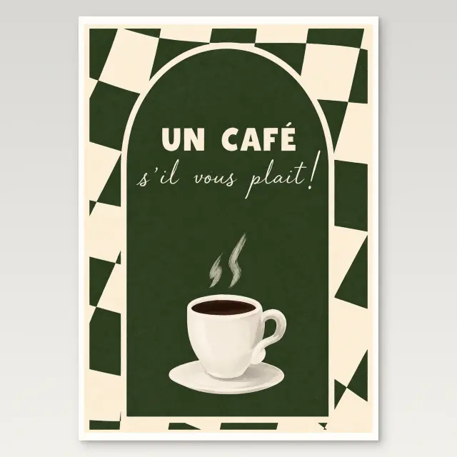 Un Cafe Poster