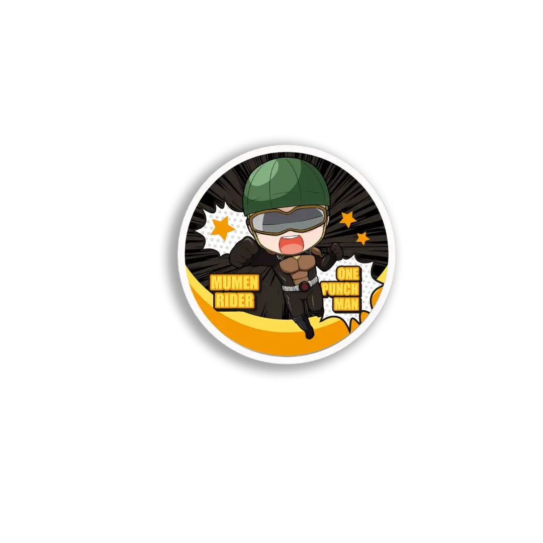 Mumen Rider Chibi Sticker