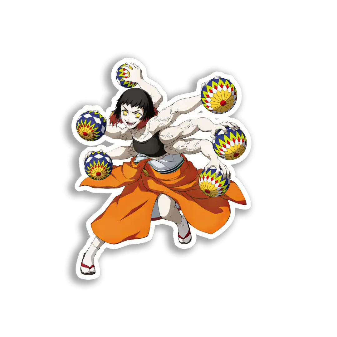 Multi-Armed Ball Juggler Sticker