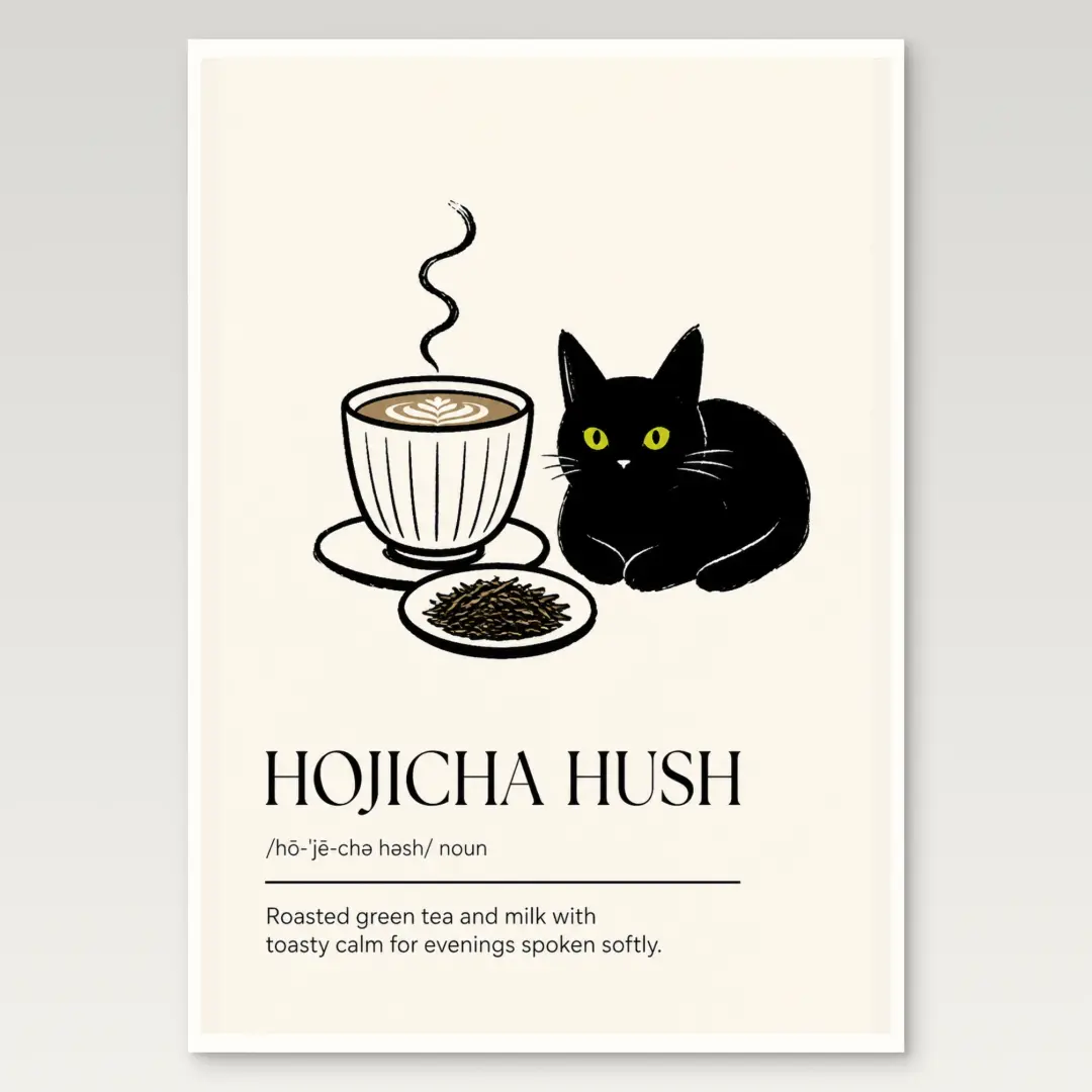 Hojicha Hush Poster