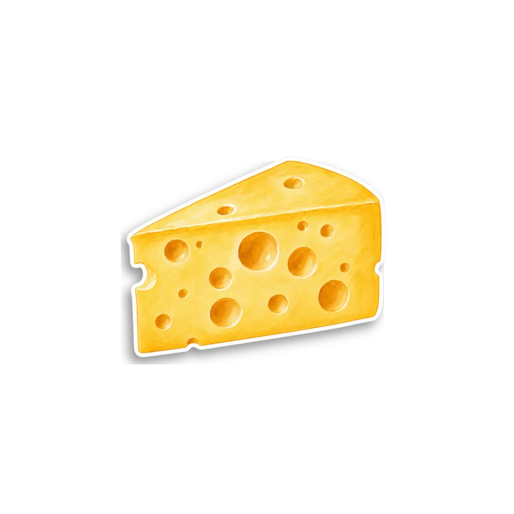 Cheese Sticker
