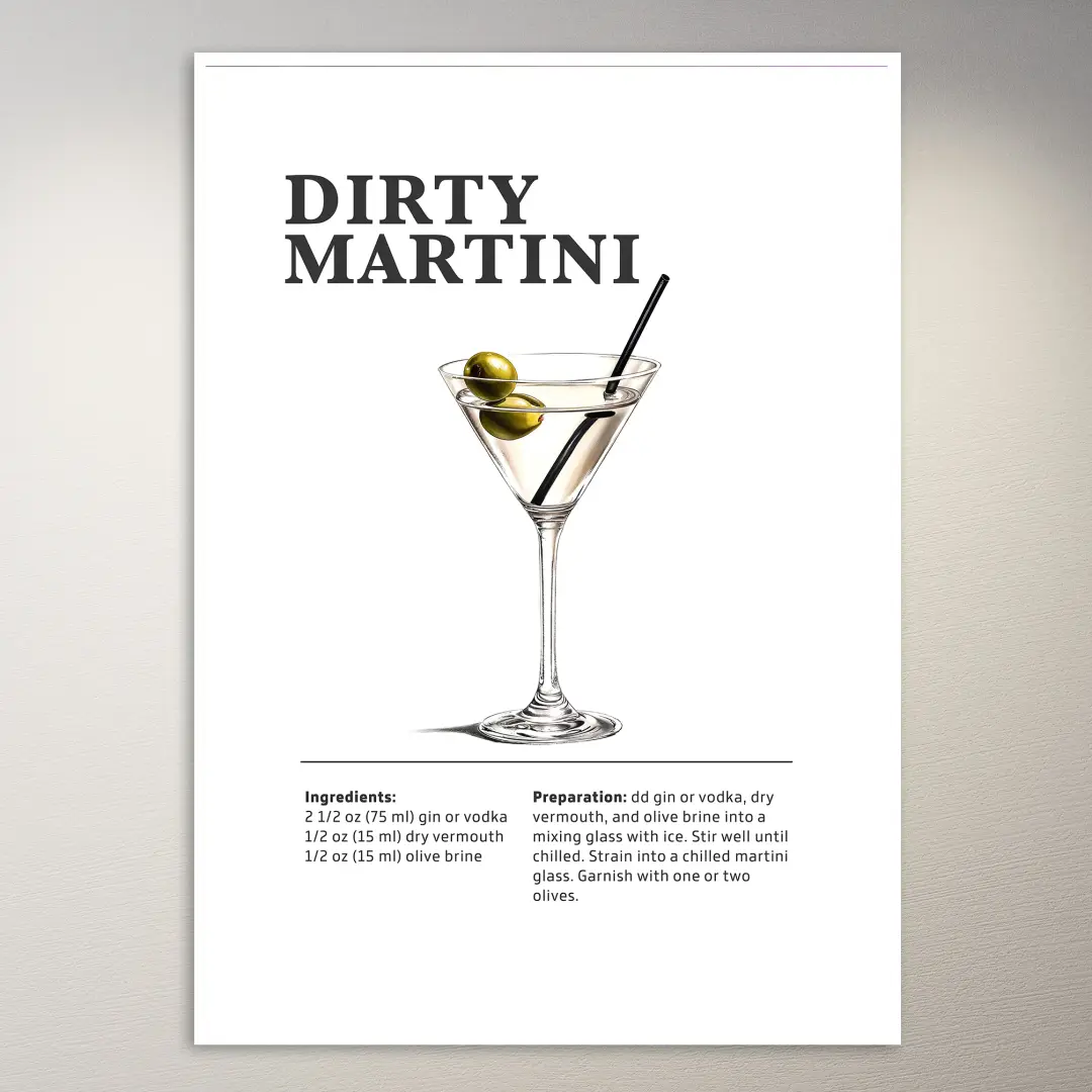 Dirty Martini Poster