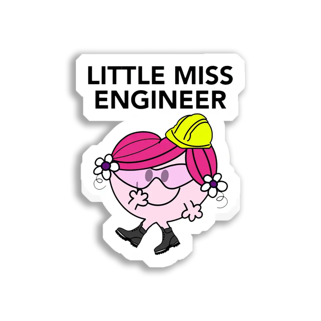 Little Miss Ingenieurin Sticker