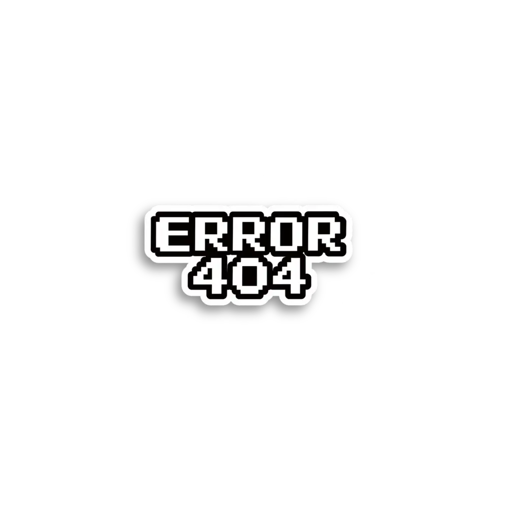 สติกเกอร์พิกเซล Error 404
