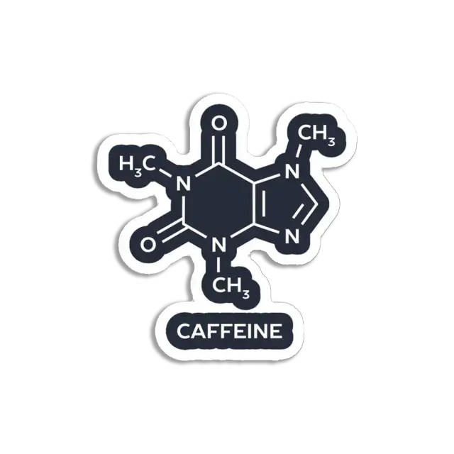 Caffeine Sticker