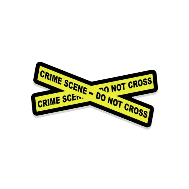 Crime Scene Do not Cross Sticker