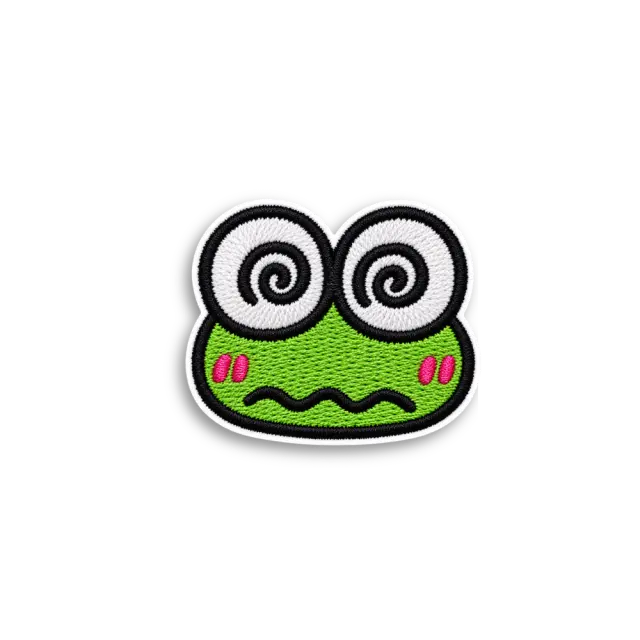 Frog Face Patch Sticker