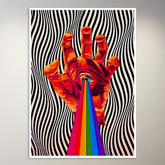 Trippy Kunst-Poster