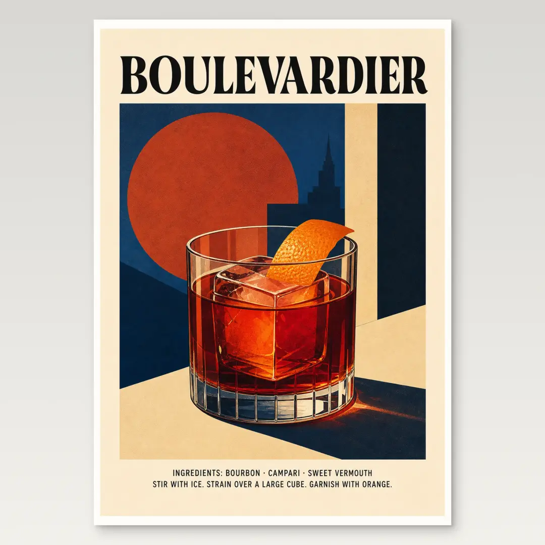 ملصق فني Boulevardier