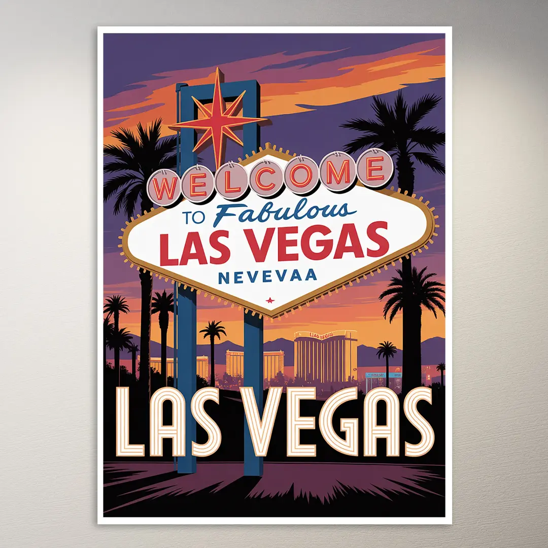 Las Vegas Reiseposter