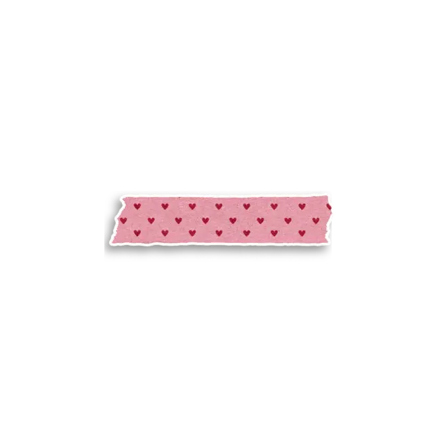 Heart Washi Tape Sticker