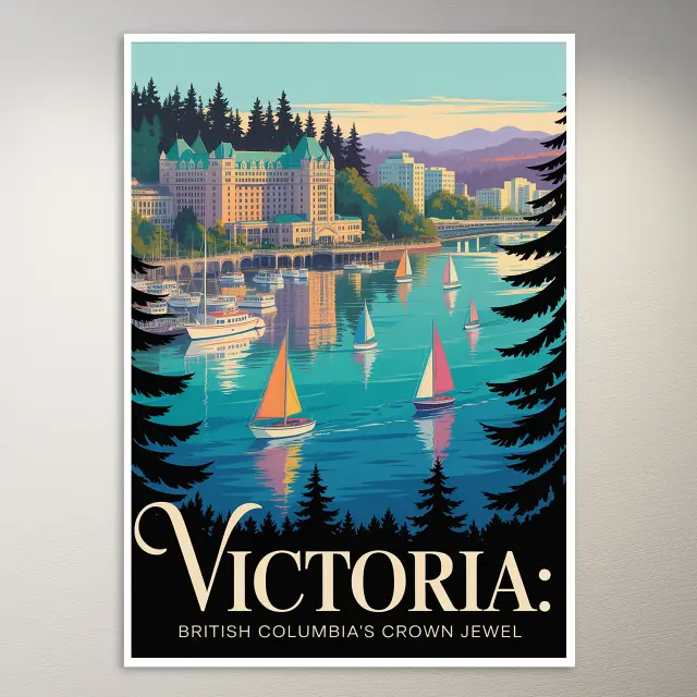 Victoria Reiseposter