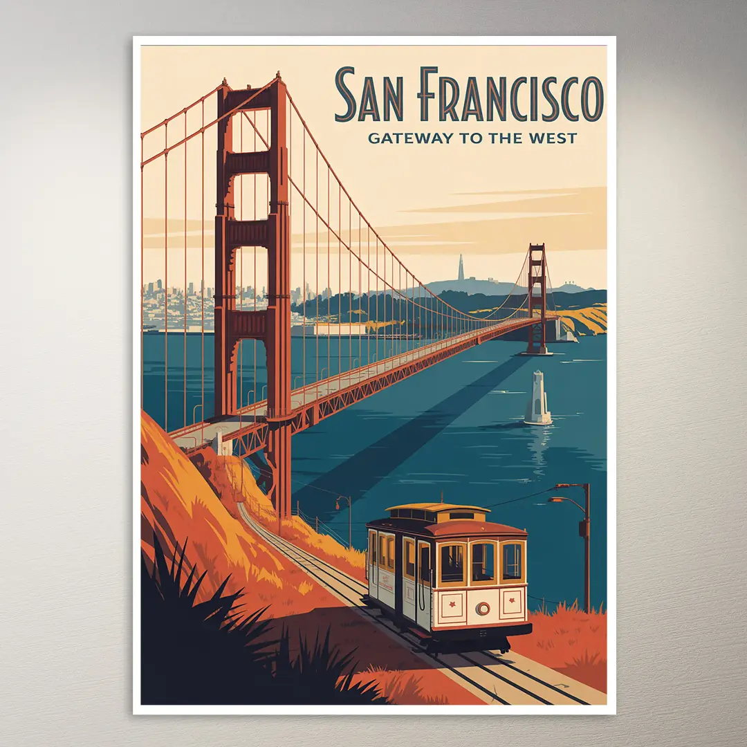 San Francisco Reiseposter
