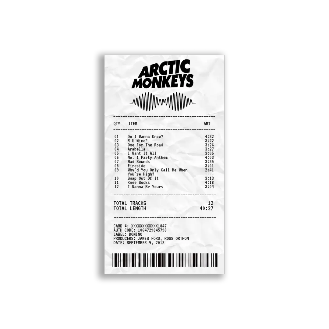 Arctic Monkeys Do I Wanna Know Sticker